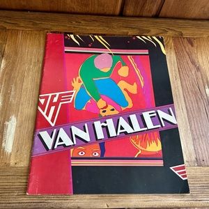 Van Halen Concert Program 🪨